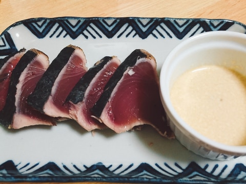 皮付き生鰹の美味しいタタキの食べ方